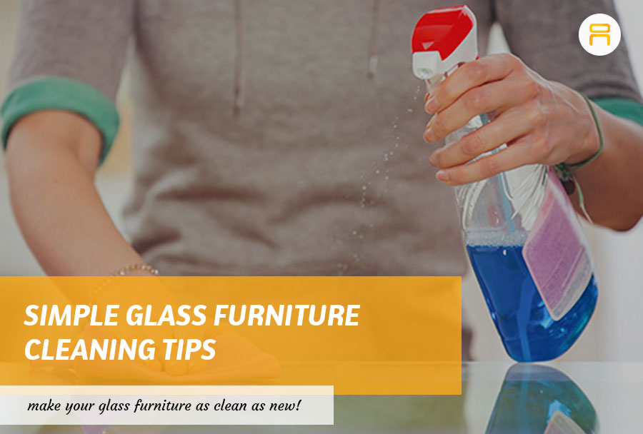 cleaning glass furniture