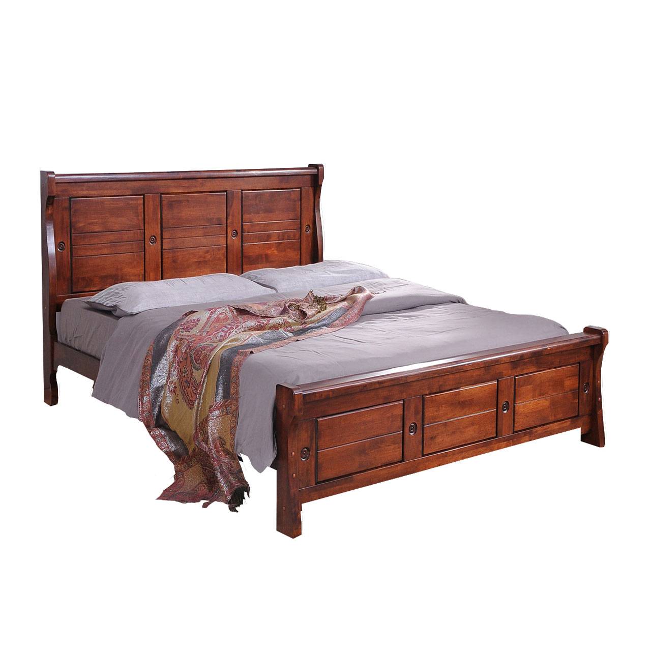 Cheap Wooden Bed Frames Philippines / Modern And Industrial Logged Solid Wood Live Edge Bed