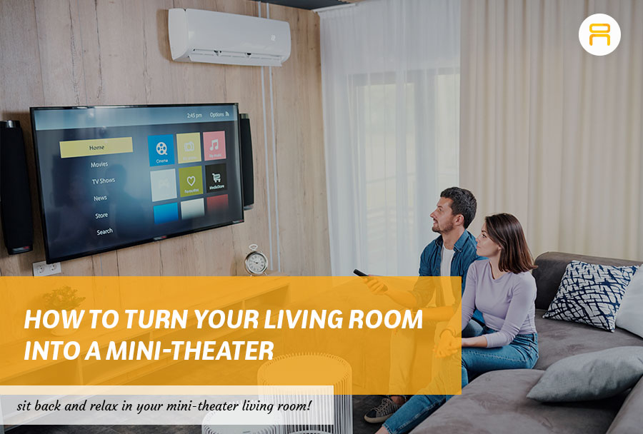 mini theater living room