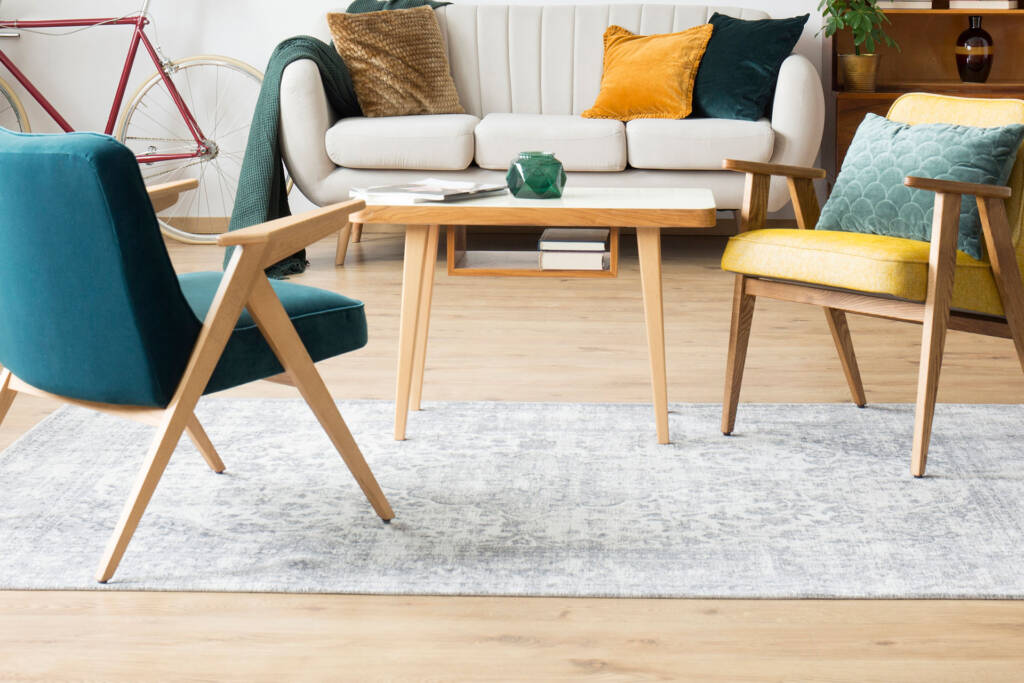 table with shelves