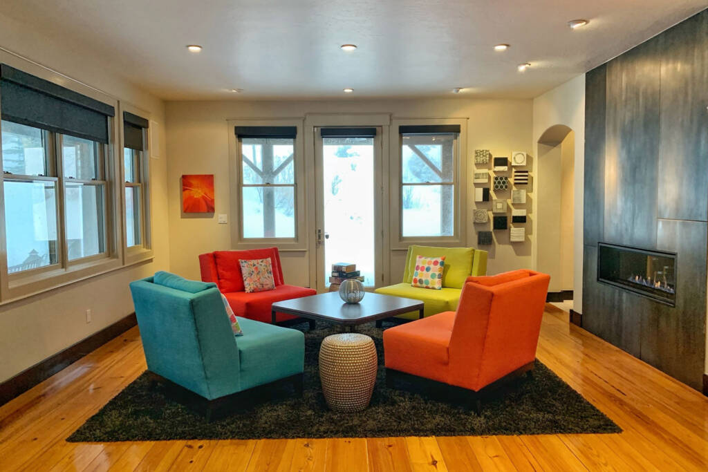 colorful living room