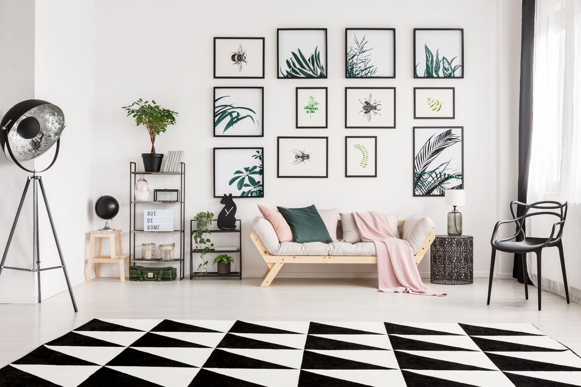 10 Creative Ways to Decorate Your Living Room Wall - Urban Concepts