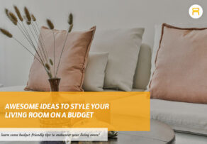 style your living room on a budget
