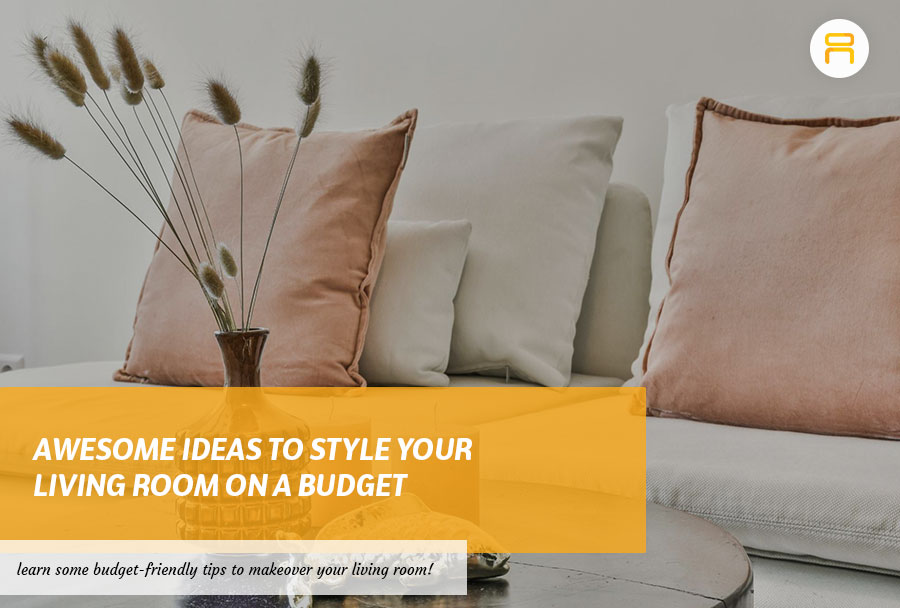 style your living room on a budget