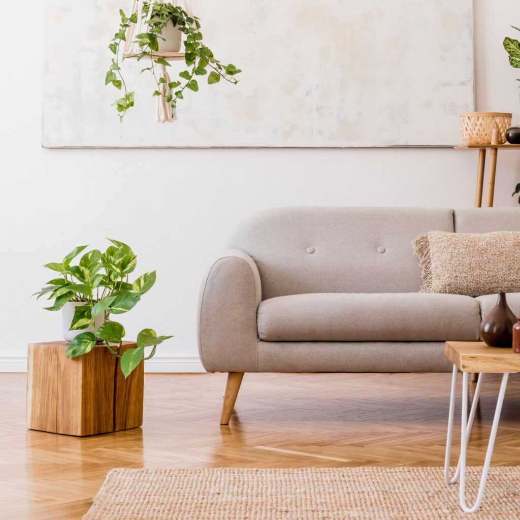 Bring in Greenery to Warm Up a Modern Space